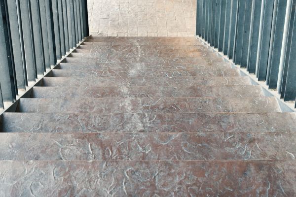 Cost of Concrete Stair Stamping in Charlotte